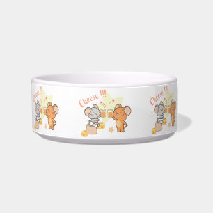 Tigela Anime Tuffy e Jerry Saúde ao Queijo