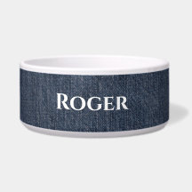 Aparência de jeans azul personalizada para animais