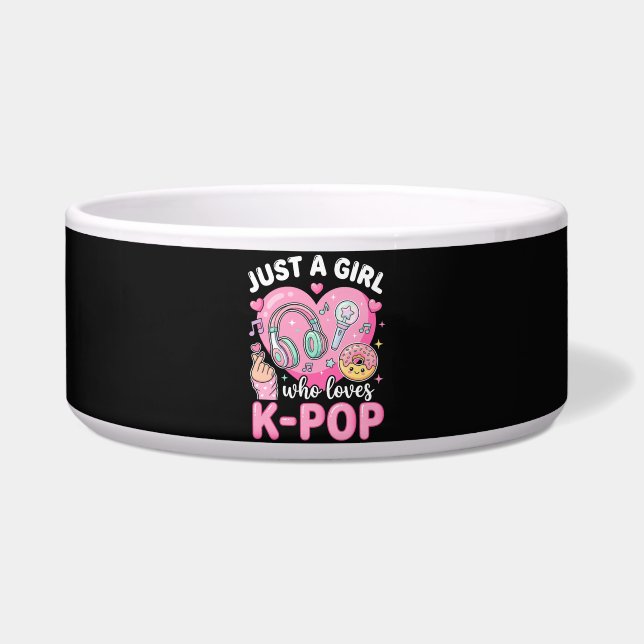 Tigela Apenas Uma Garota Que Ama K-Pop (Frente)