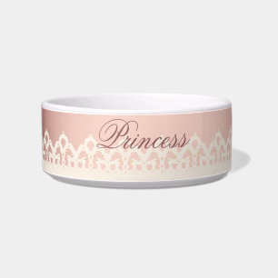 Tigela Arco rosa-rosa-rosa branco-girino da princesa Kawa