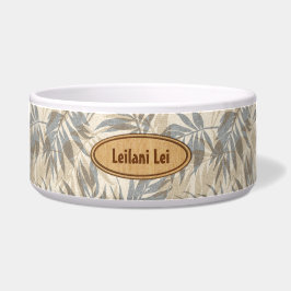 Tigela Areca Palms Hawaiian Tropical Vintage