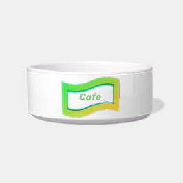 TIGELA ART&DESIGN DE CERÂMICA DA COMIDA DOG CAT