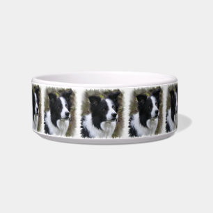 Tigela Arte de border collie