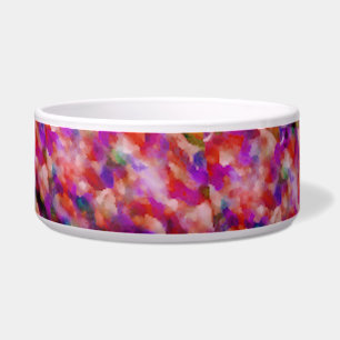 Tigela arte em indigo e roxo