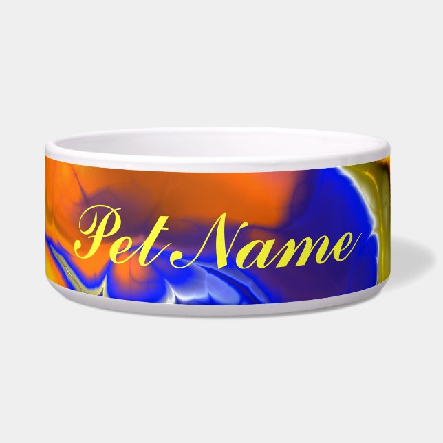 Tigela Arte Fractal 2-1 Pet Bowl (Frente)