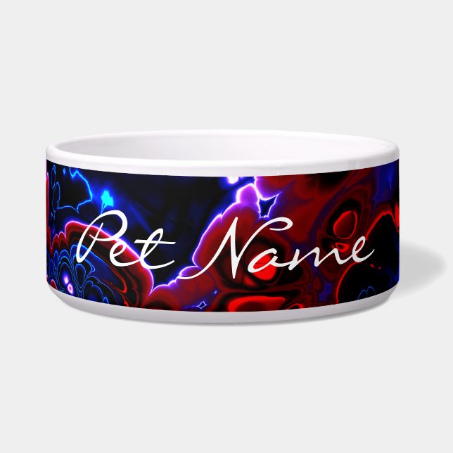 Tigela Arte Fractal 2-3 Pet Bowl (Frente)