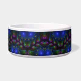 Tigela Arte Fractal Trippy Moderna Abstrata Luminosa Colo