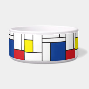 Tigela Arte Moderna De Stijl Geométrica Minimalista Mondr