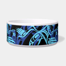 Arte Nativa Do Pássaro Negro Azul-Águia