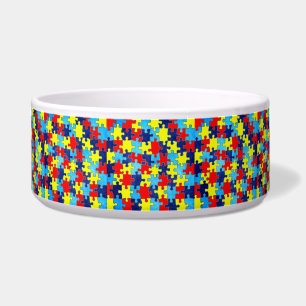 Tigela Autism Awareness-Puzzle by Shirley Taylor