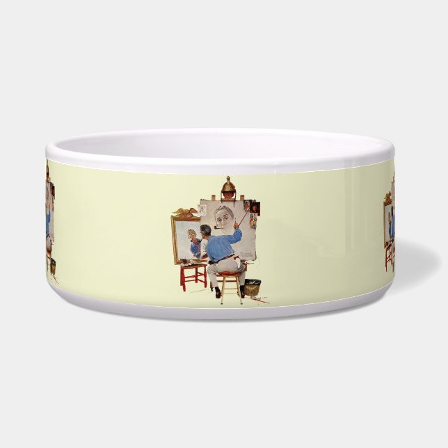 Tigela Auto-Retrato triplo (Frente)