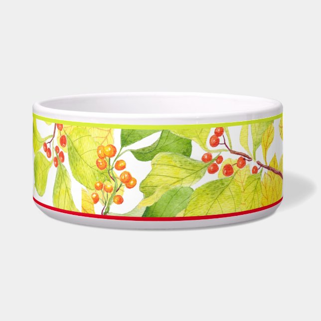 Tigela Autumn Berries sobre uma Salad Bowl (Esquerda)