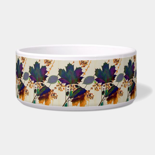 Tigela Autumn Leaves em Royal Colors (Frente)
