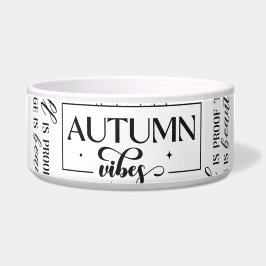 Tigela Autumn Vibes Pet Feeding Bowls