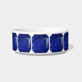 Tigela Azul Gemstone Sapphire Quadrado