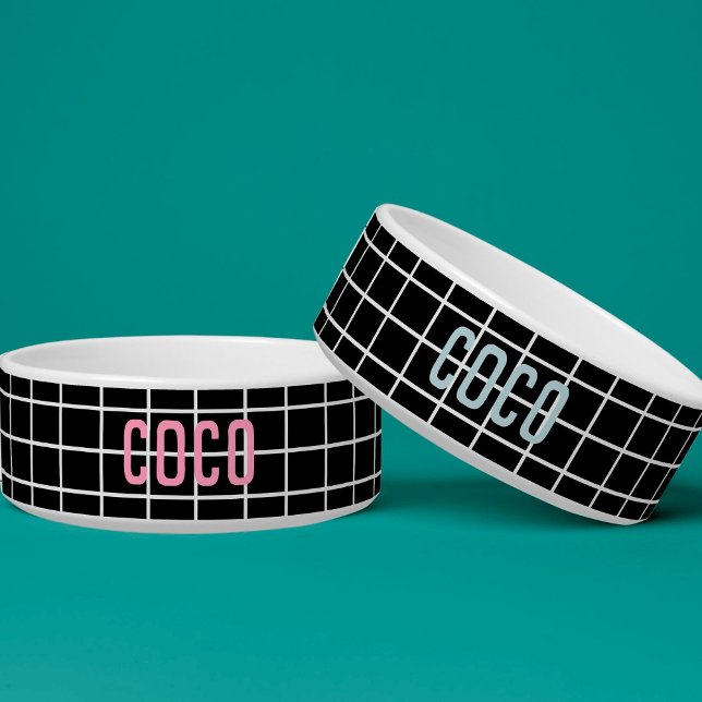 Tigela Azul Monocromático Moderno Geométrico Simples (Criador carregado)