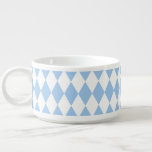 Tigela Baby Blue Harlequin<br><div class="desc">Um padrão divertido de harlequin azul-bebê em branco para peças de sotaque em excelente. Esta é uma imagem transparente e personalizável, o que significa que você pode alterar o fundo branco para qualquer cor, além de fazer o padrão maior ou menor.</div>