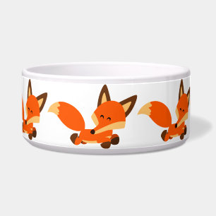 Tigela Bacia bonito do animal de estimação do Fox dos