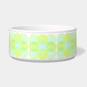 Tigela Bacia cerâmica verde retro moderna do meio século