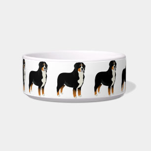 Tigela Bacia com o cão de montanha de Bernese