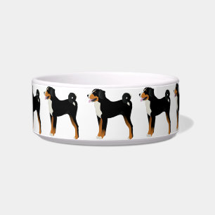 Tigela Bacia com sennenhund de Appenzeller