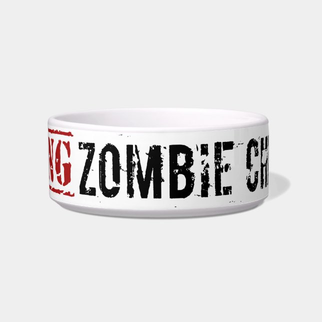 Tigela Bacia da chinchila do zombi (Frente)
