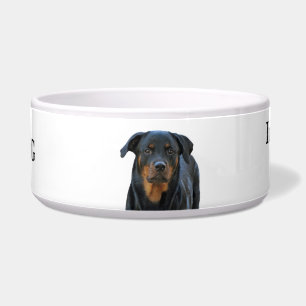 Tigela Bacia de advertência do cão do Drool de Rottweil