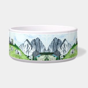 Tigela Bacia de funcionamento do cão de Keeshonden