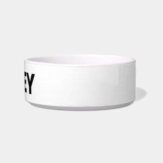 Tigela Bacia de tamanho médio personalizada do animal de