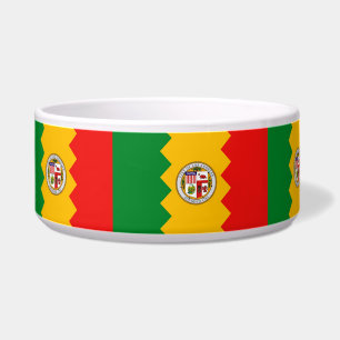 Tigela Bacia do animal de estimação da bandeira de Los