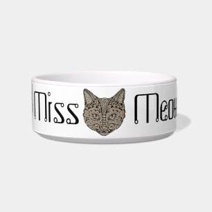 Tigela Bacia do animal de estimação do emblema da jóia