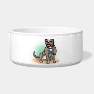 Tigela Bacia do cão de Pitbull