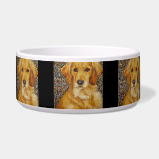 Tigela Bacia do cão do golden retriever
