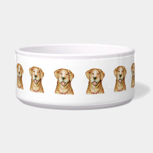 Tigela Bacia do cão do "golden retriever" de Paul McGehe