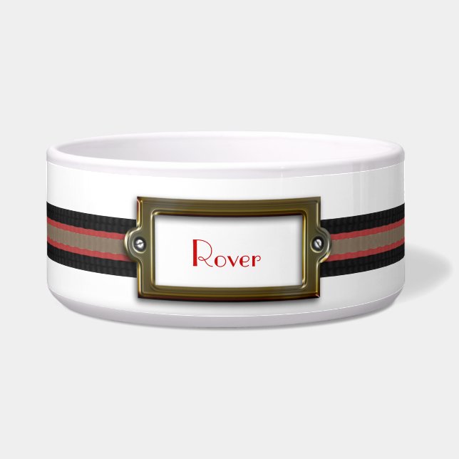 Tigela Bacia feita sob encomenda à moda do cão (Frente)