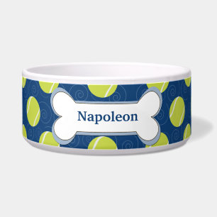 Tigela Bacia personalizada do alimento para cães da bola