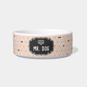 Tigela Bacia personalizada do cão