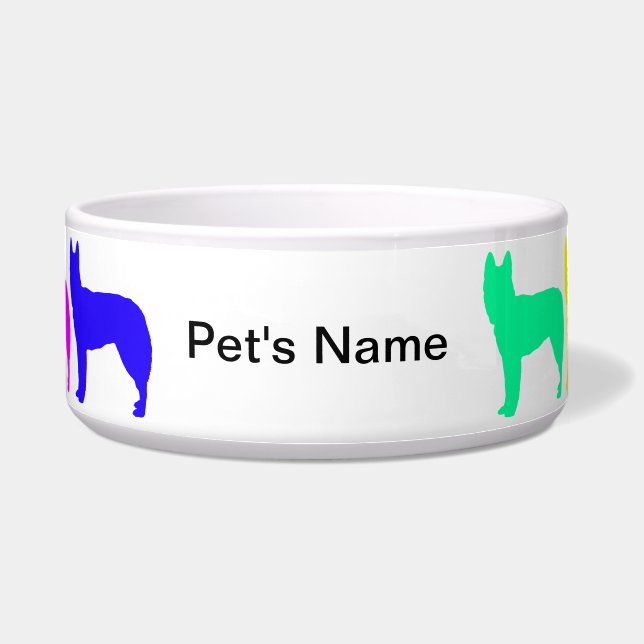 Tigela Bacia personalizada do german shepherd do (Frente)