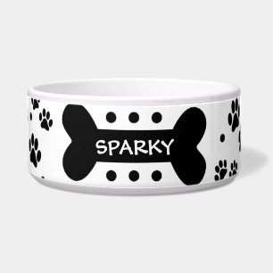 Tigela Bacia personalizada dos alimentos para animais de