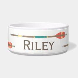 Tigela Bacia tribal do animal de estimação das setas