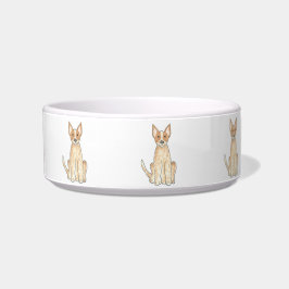 Tigela Bacia vermelha do animal de estimação de Heeler do