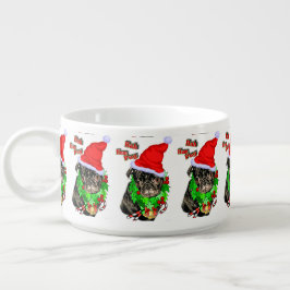 Tigela Bah Hum Pug Christmas