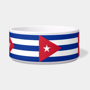 Tigela Bandeira Cubanesa Pet Bowl