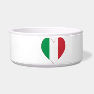 Tigela Bandeira do Coração da Itália