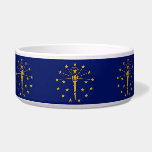 Tigela Bandeira do Estado de Indiana