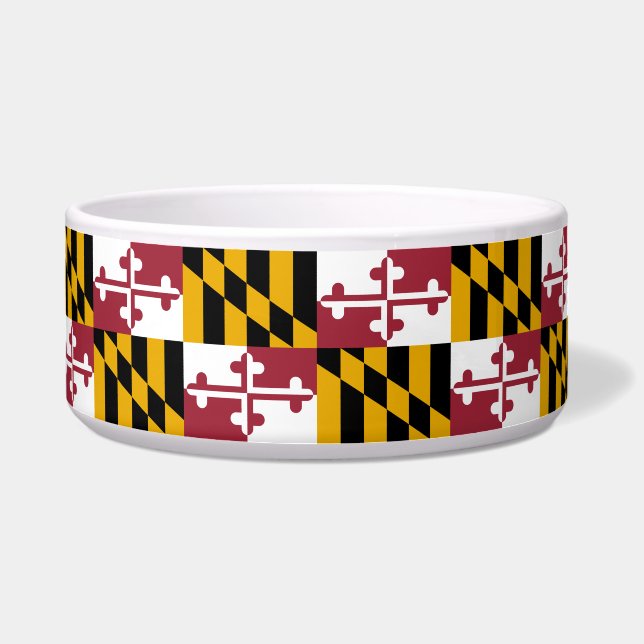 Tigela Bandeira do Estado de Maryland (Frente)