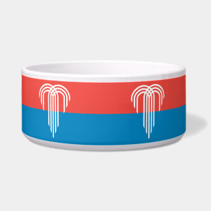 Tigela Bandeira do Kansas City em Pet Bowl