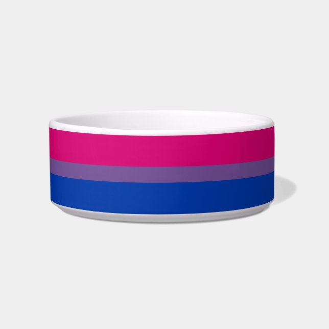 Tigela Bandeira do Orgulho Bissexual (Frente)