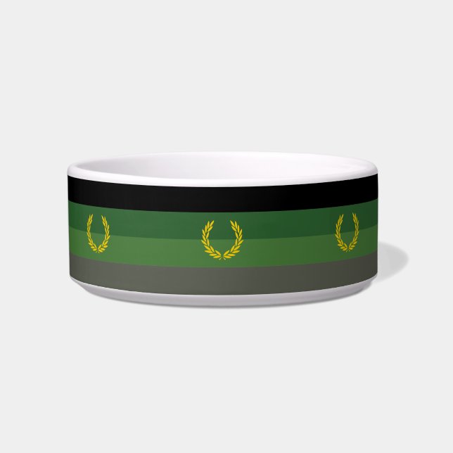 Tigela Bandeira do Orgulho do Uniforme Militar (Frente)