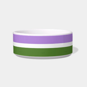 Tigela Bandeira do orgulho genderqueer SlipperyJoe's lava